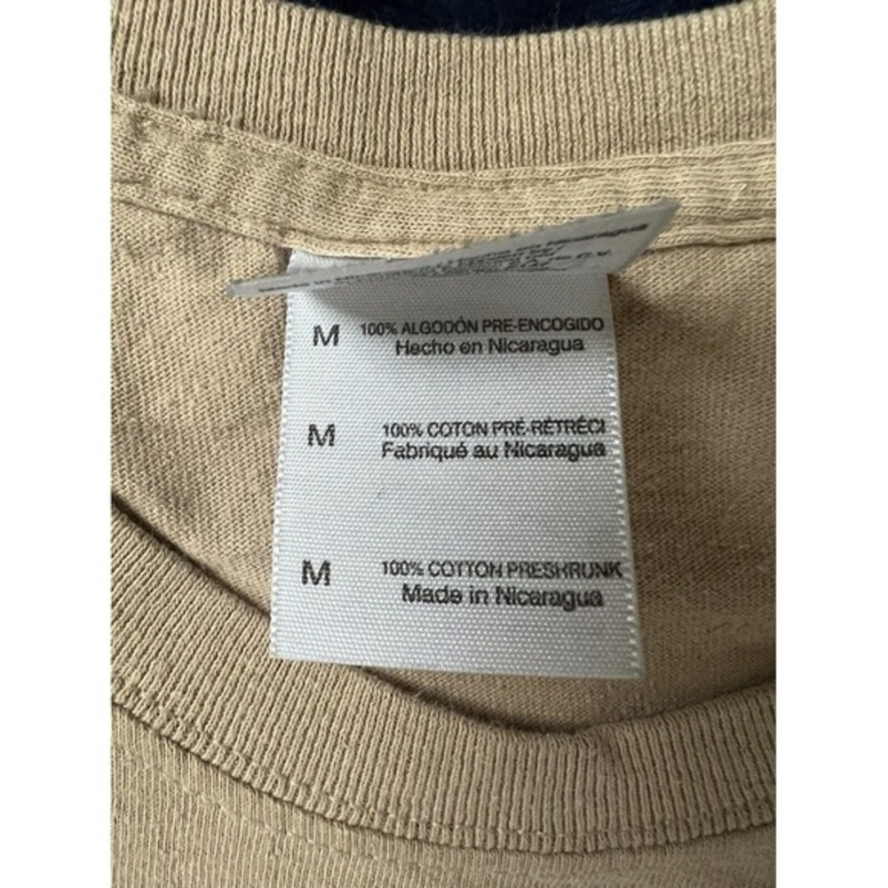 Classic Rock 105.5 Beige Med T Shirt The Beatles Quote On Back - Picture 5 of 6